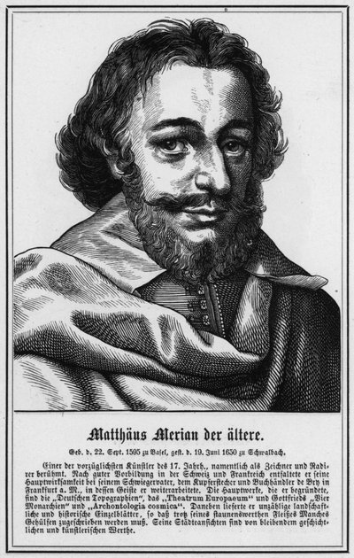 Matthäus Merian den äldre (gravyr) av German School