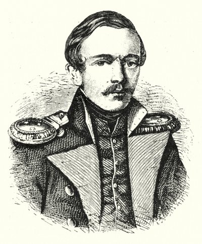 Mikhail Lermontov, rysk poet, författare och målare av German School