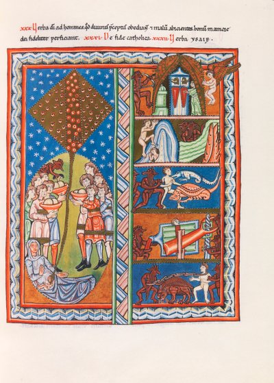 Miniatyr från Liber Scivias av Hildegard av Bingen, ca. 1175 (faksimil) av German School