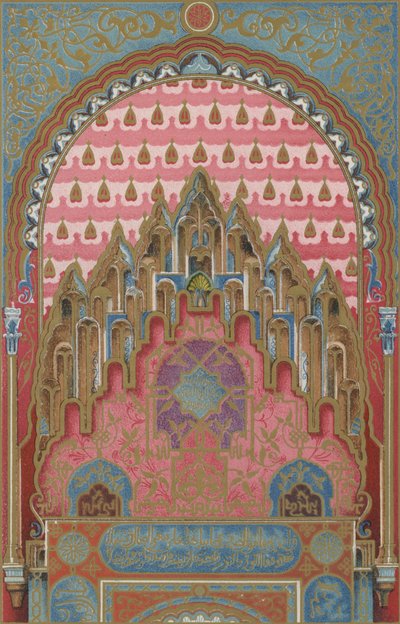 morisk arabesque av German School