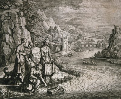 Moses räddade från Nilen av German School