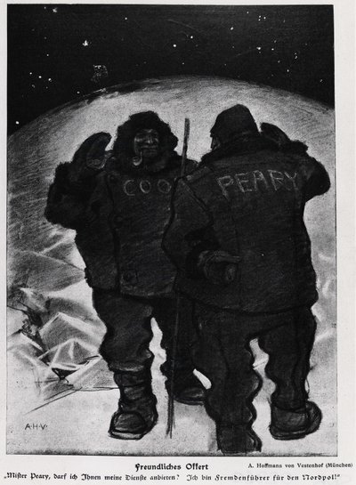 Mr Cook och Mr Robert Edwin Peary i erövringen av polen - Jugend av German School