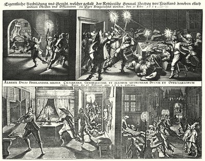 Mordet på Albrecht von Wallenstein och hans anhängare av German School