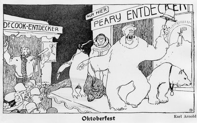 Nordpolen: Cook och Robert Edwin Peary - Jugend av German School