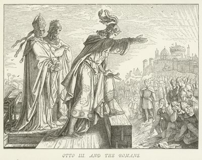 Otto III och romarna av German School