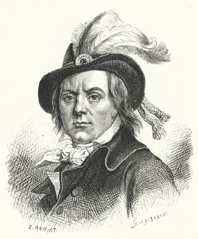 Paul Barras, fransk revolutionspolitiker (gravyr) av German School
