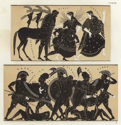 Peleus och Thetis av German School
