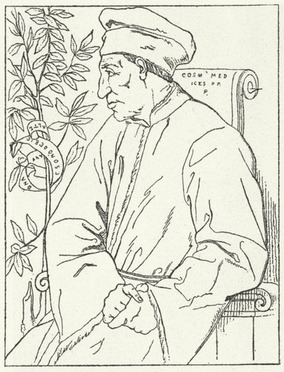 Porträtt av Cosimo de