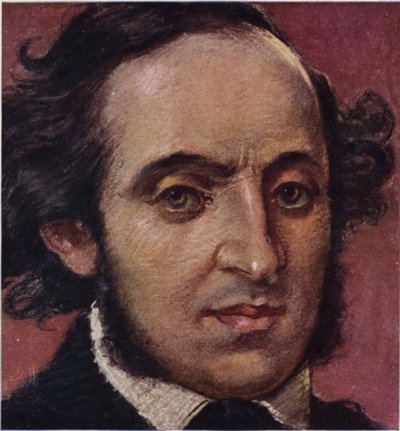 Porträtt av Felix Mendelssohn av German School