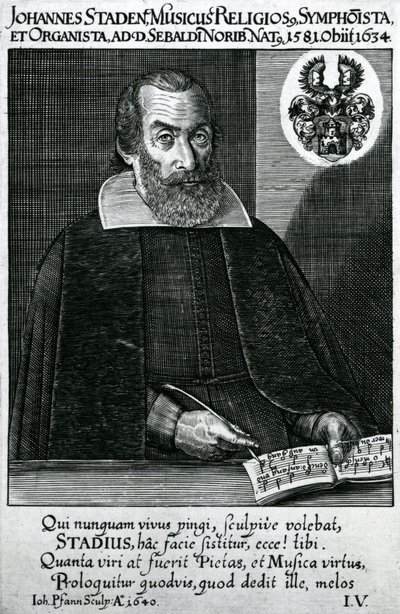 Porträtt av Johann Staden (1581–1634) av German School
