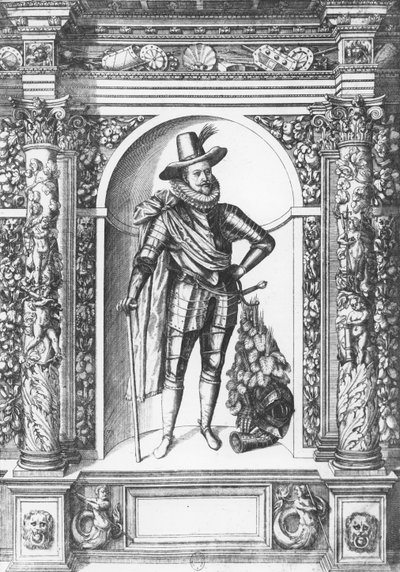 Porträtt av Matthias I av Habsburg, helig romersk kejsare av German School
