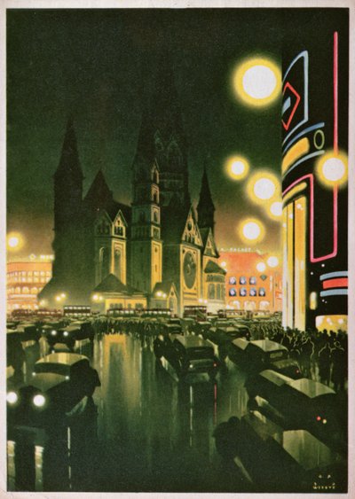 Vykort föreställande Berlin, ca 1930-6 av German School