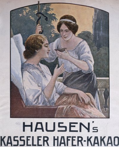 Affischreklamchoklad från Kassel, 1908 av German School