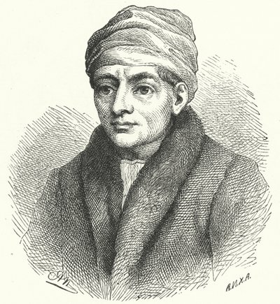 Regiomontanus, tysk renässansmatematiker och astronom (gravyr) av German School