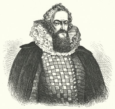Robert Devereux, 2nd Earl of Essex (gravyr) av German School
