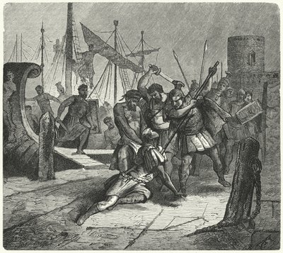 Romersk konsul Lucius Cornelius Cinna dödad av sina egna soldater i ett myteri, 84 f.Kr. av German School