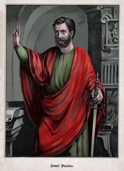 Saint Paul, cirka 1900 (gravyr) av German School