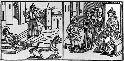 Saint Saturnin var kristendomens grundare i Toulouse i mitten av 300-talet. På den tiden förföljdes de kristna: Saint Saturnin var ett av Paianernas offer. Hans kropp fäst vid svansen av en tjur, dränerades nära Rom av German School