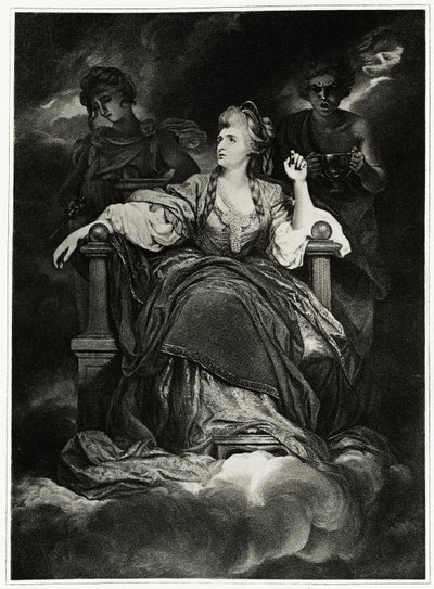 Sarah Siddons, 1884-90 (fototyp) av German School