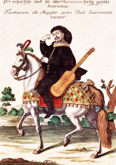 Scaramouche till häst av German School