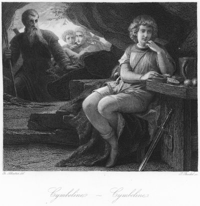 Scen från Cymbeline av German School