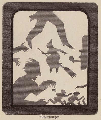 Skuggfigurer (gravyr) av German School
