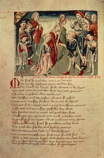 Siegfried ser Kreimhild för första gången, från 