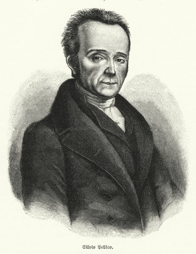 Silvio Pellico, italiensk poet, dramatiker och patriot av German School