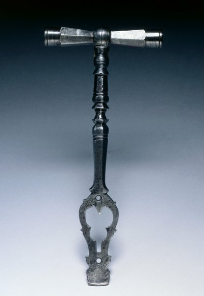 Nyckel för en hjullåspistol, c.1600-25 (stål) av German School
