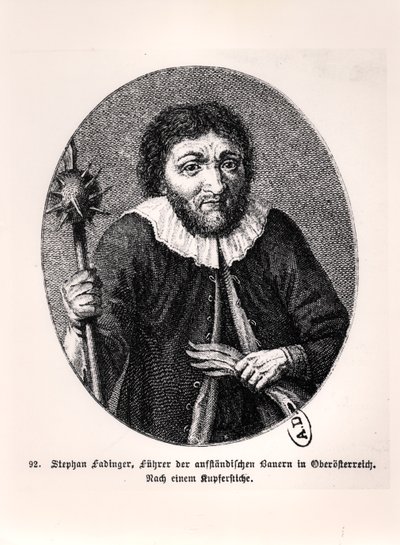 Stephan Fadinger (d.1626), ledare för det österrikiska bondeupproret (1625-1626) av German School