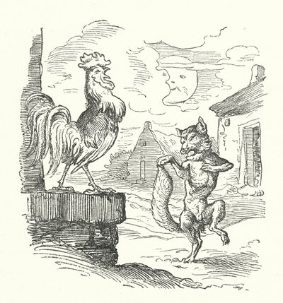 The Cock And The Fox (gravyr) av German School