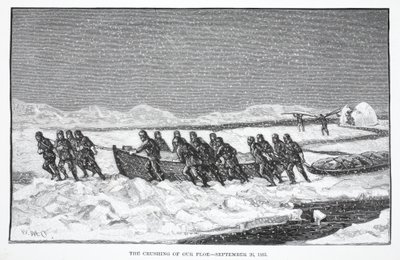 The Crushing of our Floe, 26 september 1883, pub. London 1886 av German School
