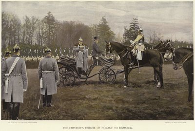 Kejsarna hyllar Bismarck av German School