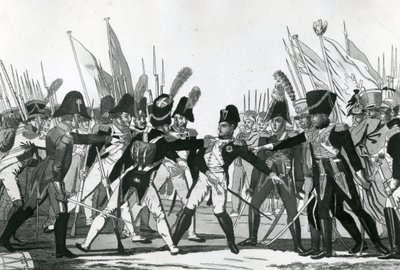 Slutet på Napoleon som kejsare av German School