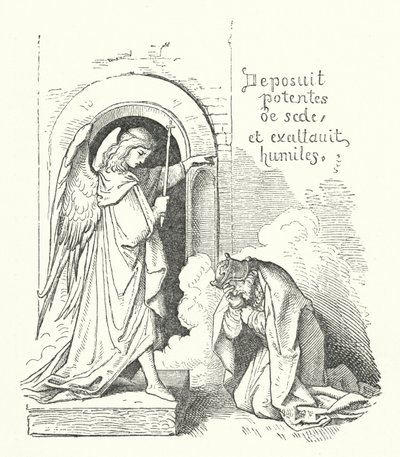 The Haughty King (gravyr) av German School