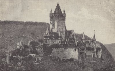 Det kejserliga slottet, Cochem, Tyskland av German School