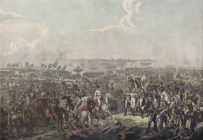 Prinsen av Schwarzenberg förmedlade nyheter om seger i slaget vid Leipzig till de allierade suveränerna på kvällen den 18 oktober 1813 av German School