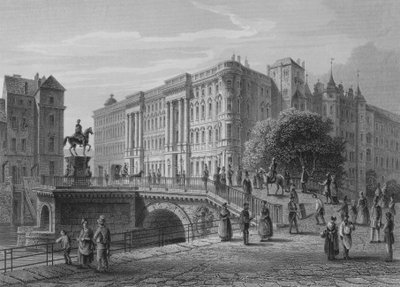 Kungliga slottet, Berlin (stålgravyr) av German School