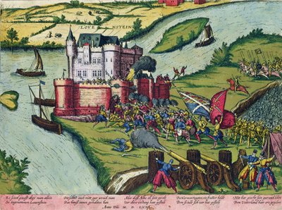 Belägringen av Louvain och Harman Reuters hjältemod mot de spanska styrkorna 1571 (se även 88468) av German School