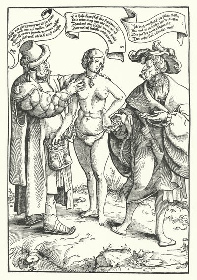 The Unequal Lovers (gravyr) av German School