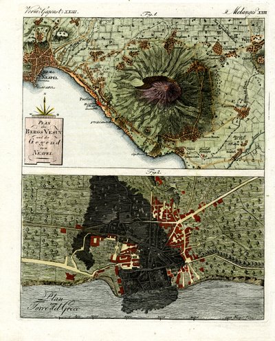 Vesuvius av German School