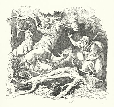 Häxan och kungens barn (gravyr) av German School