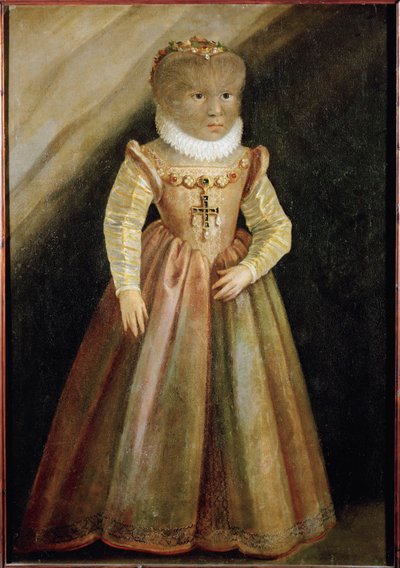 Dotter till Petrus Gonzalvus, den hårige mannen från Teneriffa... av German School
