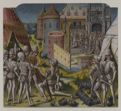 Äktenskapet mellan Sigismund, kurfursten av Brandenburg, och Maria av Ungern av German School