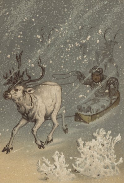 Renen (chromolitho) av German School