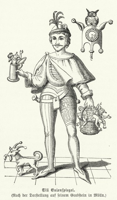 Till Eulenspiegel (gravyr) av German School