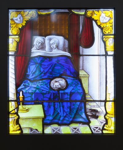 Tobias och Sara, omkring 1520 av German School