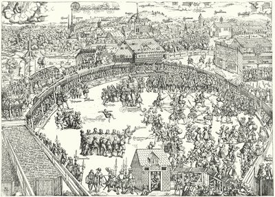 Turnering i Zwickau, augusti 1573 av German School
