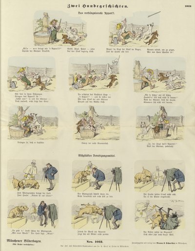 Två hundhistorier av German School