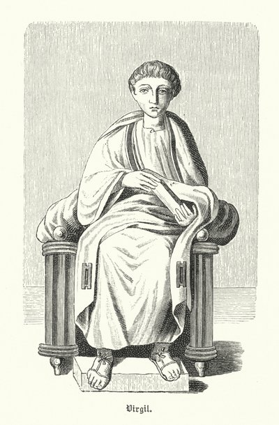 Vergilius, romersk poet (gravyr) av German School